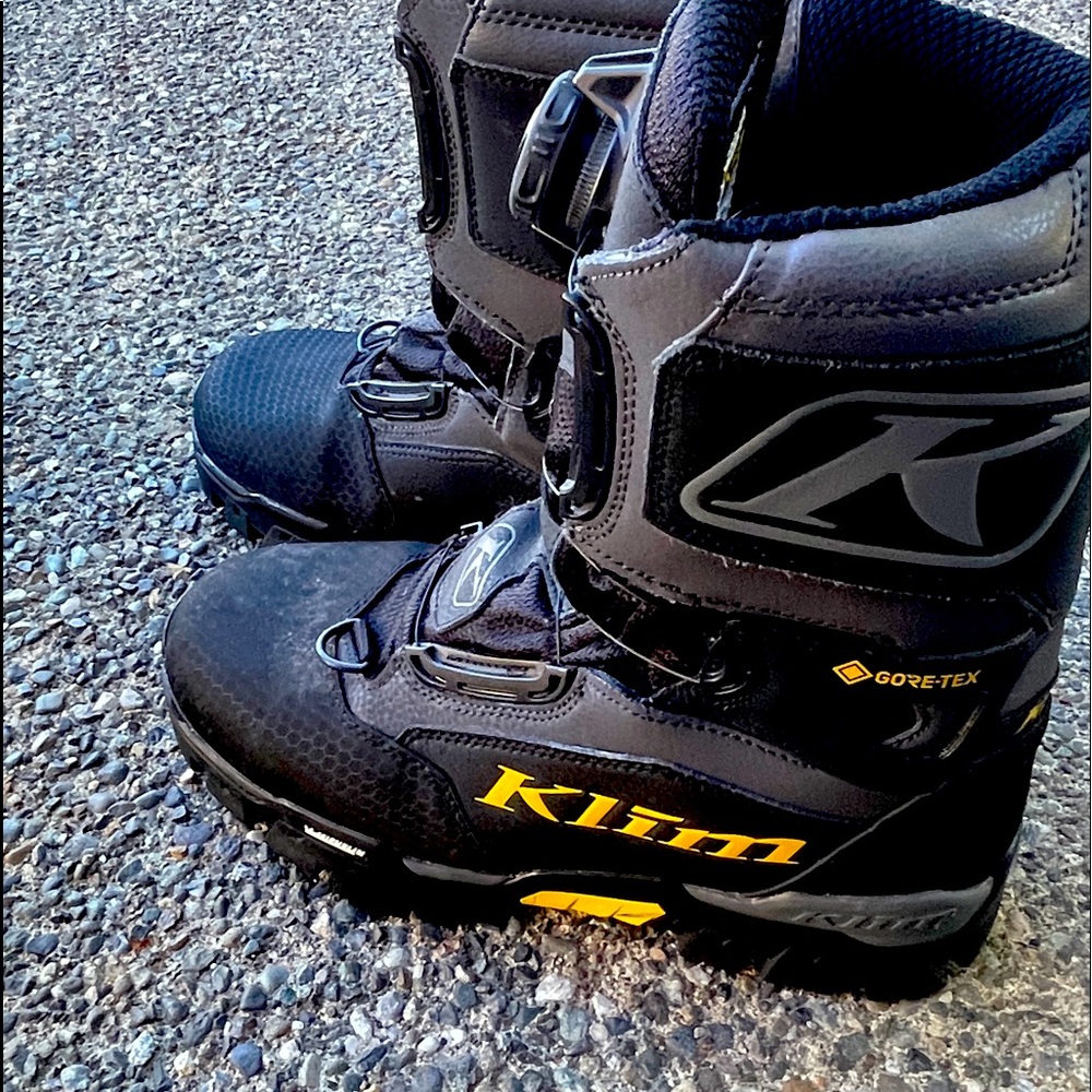 COPY - Klim Snowmobile boots, size 10-BOA laceless system
